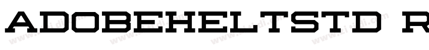 adobeheltstd regular字体转换